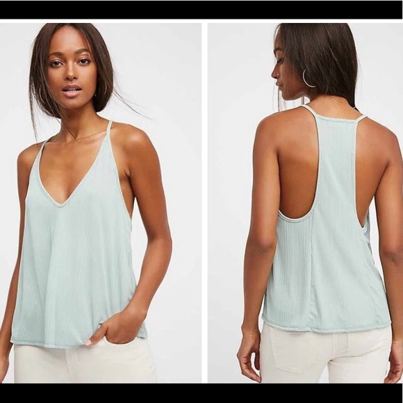 Free People Slinky Slink Racerback Tank Top - Picture 1 of 4